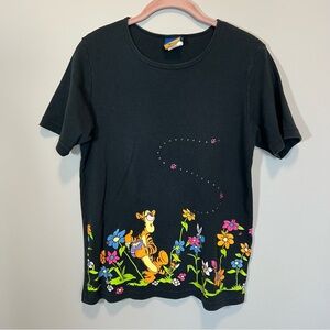 Disney Winnie the Pooh Black Tigger Shirt 1X